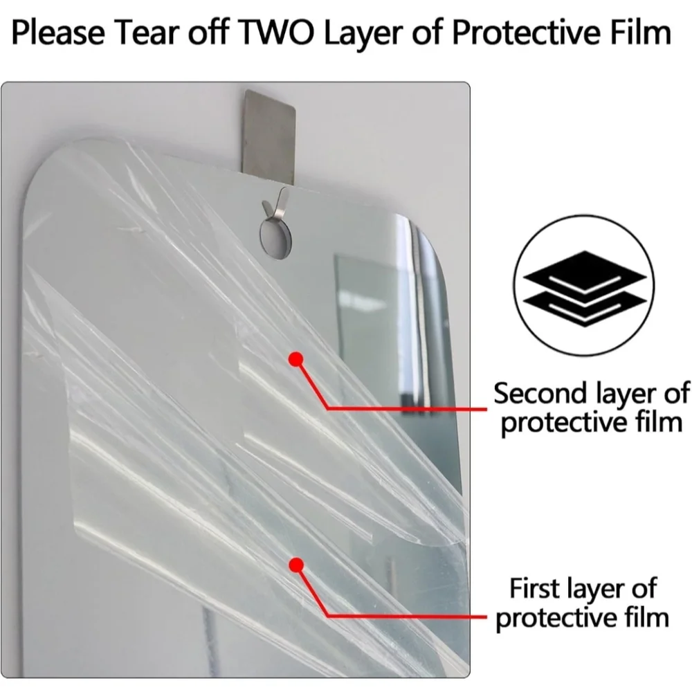 Shatterproof Shower Mirror